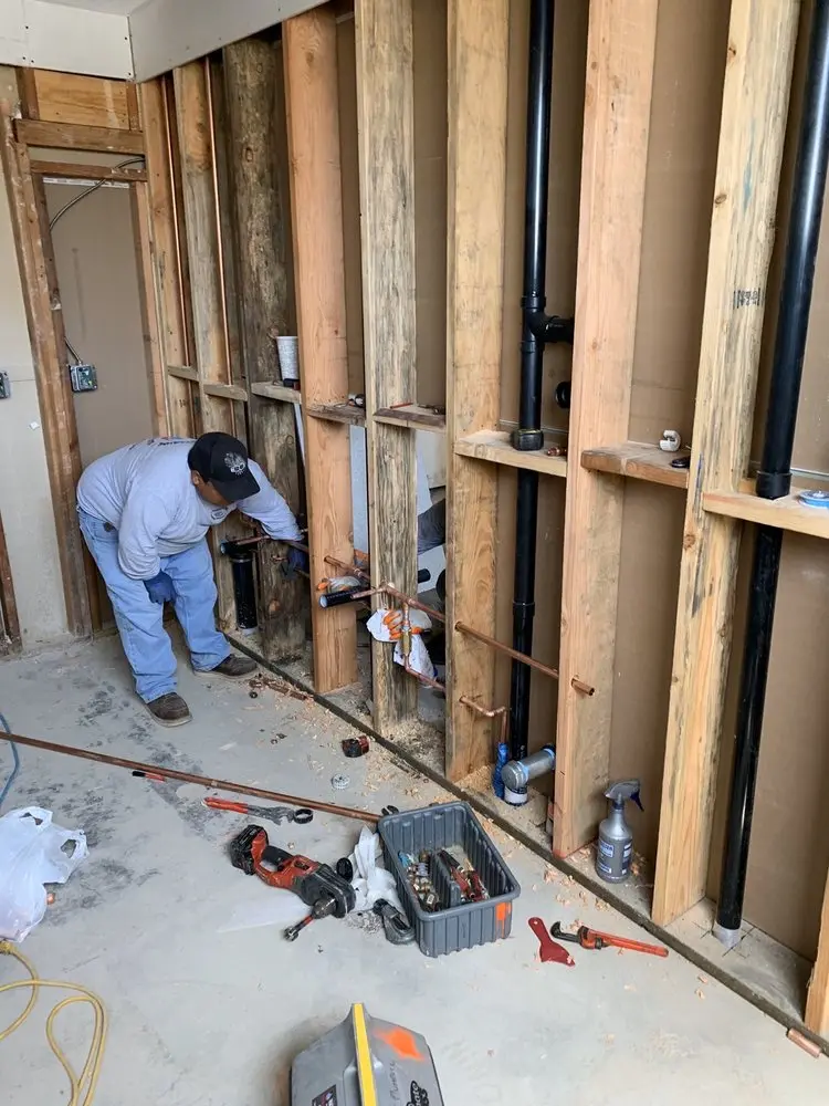 Commercial rough-in plumbing for Gas Line Repair in Appleton